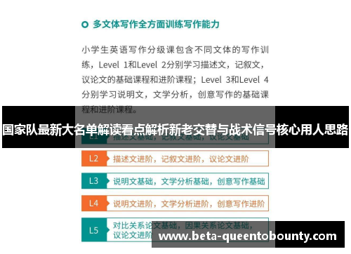 国家队最新大名单解读看点解析新老交替与战术信号核心用人思路